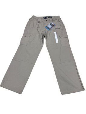5.11 Tactical Women's Khaki Cotton Canvas Cargo Pants, Size 14 NWT